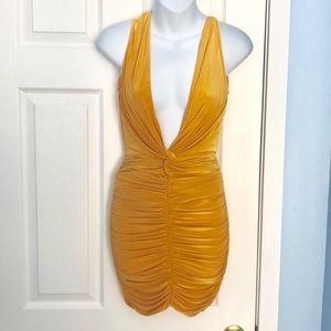 Fashionnova plunge bodycon dress